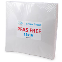 15" x 16" PFAS-Free, Grease-Proof Paper Sheets, White 15" x 16" PFAS-Free, Grease-Proof Paper Sheets, White